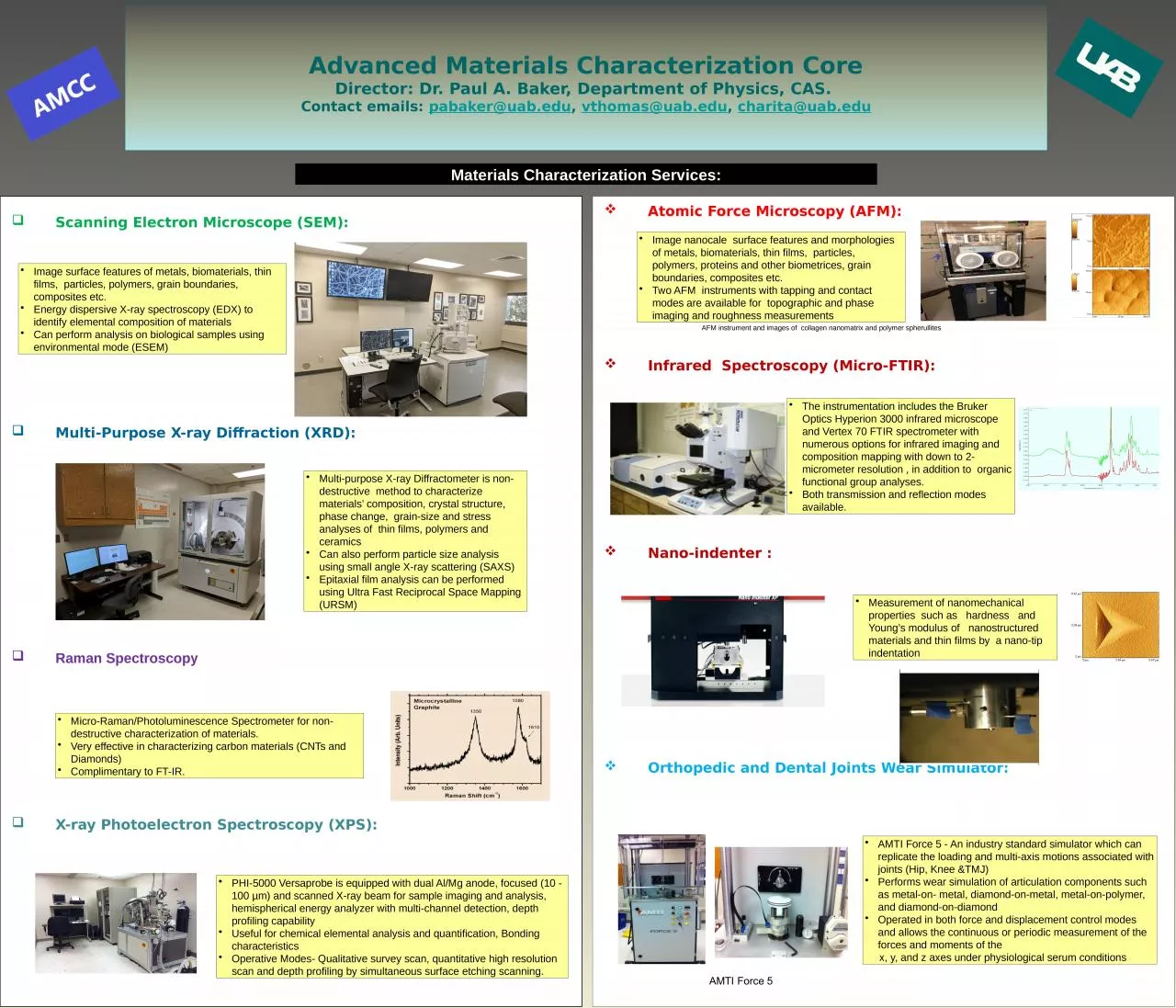 Advanced Materials Characterization Core