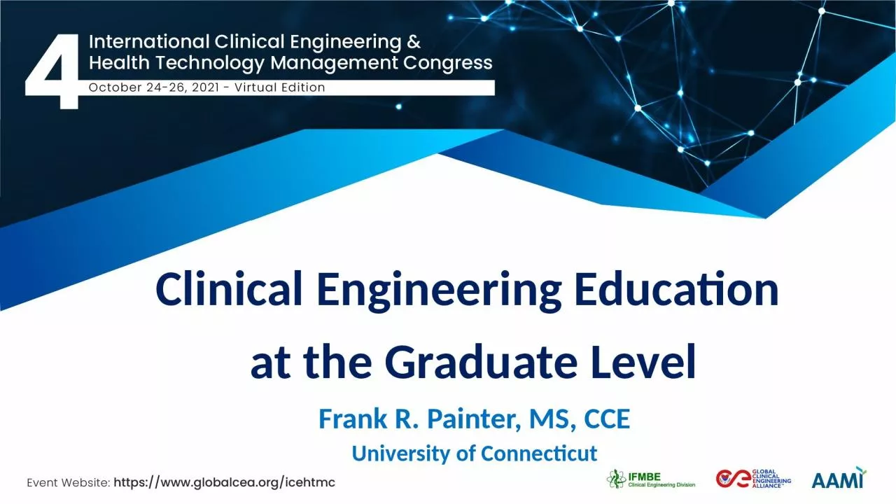 Clinical Engineering Education
