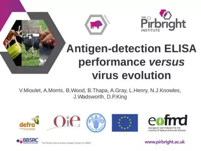 Antigen-detection ELISA performance