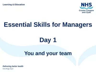 Essential Skills for Managers