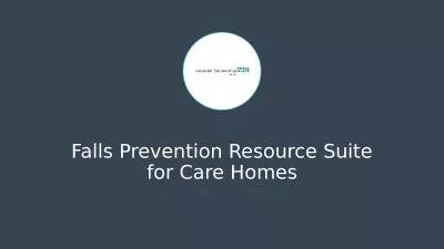 Falls Prevention Resource Suite