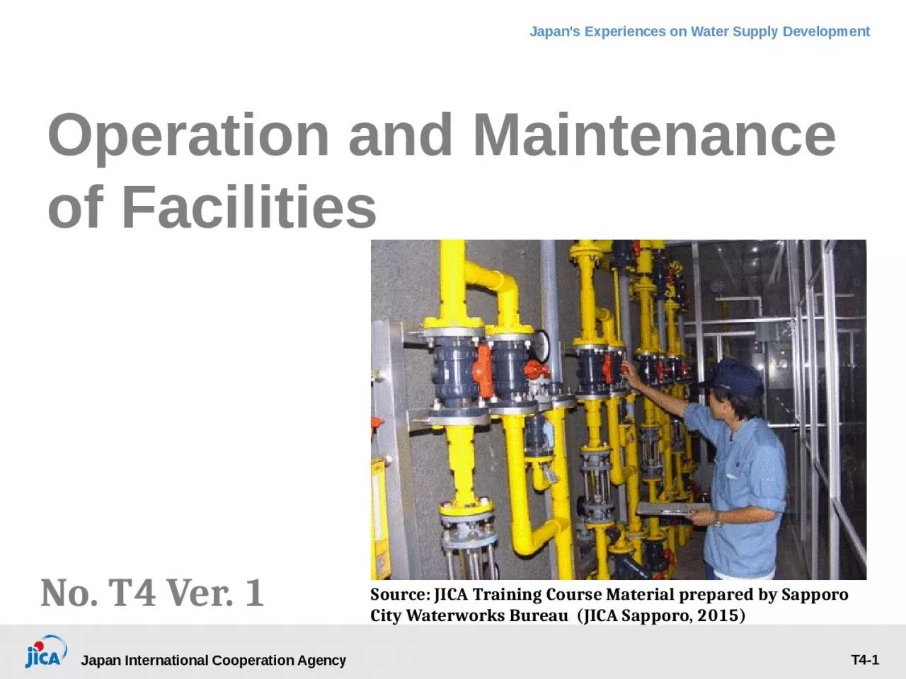 Operation and Maintenance of Facilities