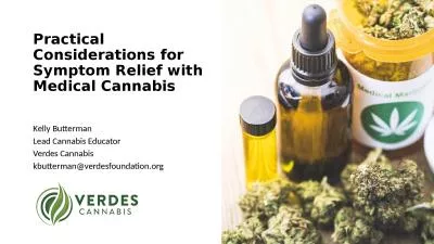 Practical Considerations for Symptom Relief with Medical Cannabis