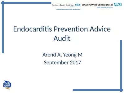 Endocarditis Prevention Advice Audit