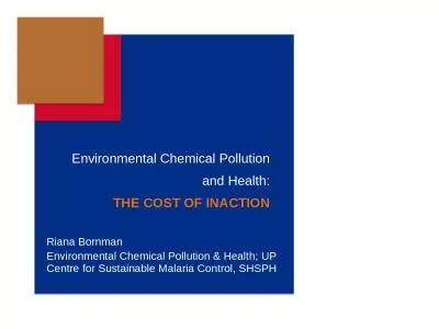 Environmental Chemical Pollution and Health: