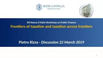 XXI Banca  d’Italia  Workshop