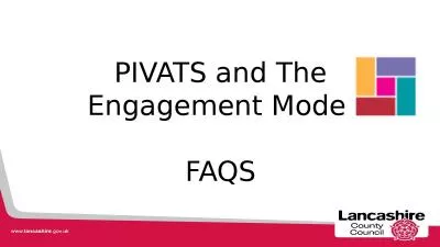 PIVATS and The Engagement Model