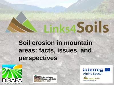 Soil   erosion  in mountain