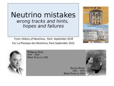 Neutrino mistakes wrong tracks and hints,