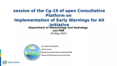 session of the Cg-19 of open Consultative Platform on