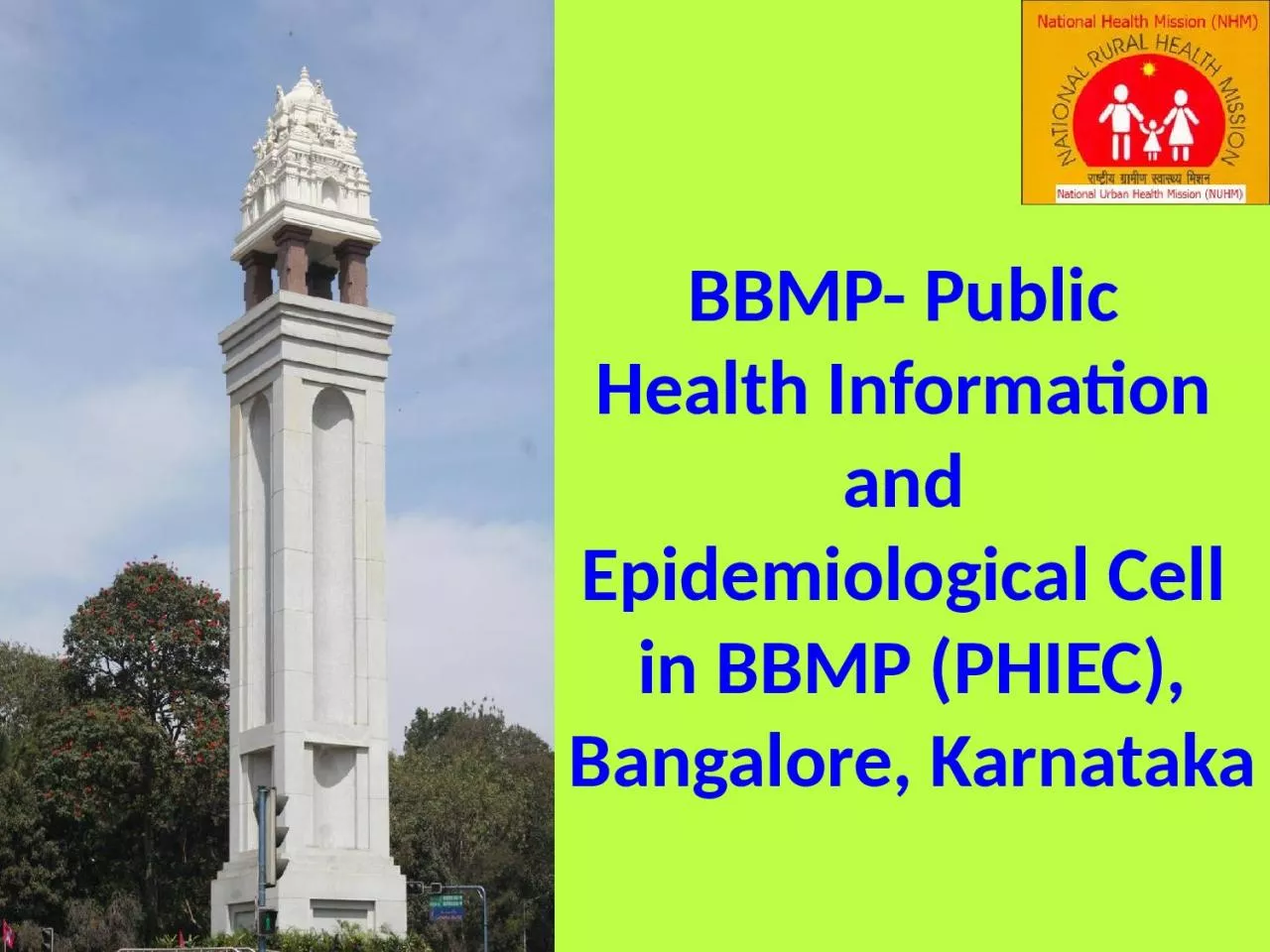 BBMP- Public  Health Information