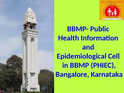 BBMP- Public  Health Information