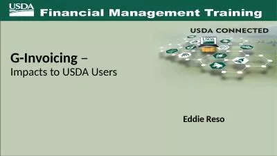 G-Invoicing  –  Impacts to USDA Users