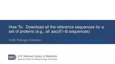 How To:  Download all the reference sequences for a set of proteins (e.g., all