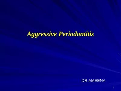 Aggressive Periodontitis