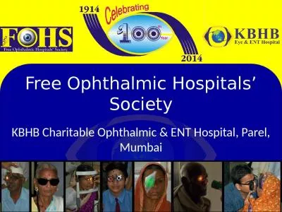 KBHB Charitable Ophthalmic & ENT Hospital,