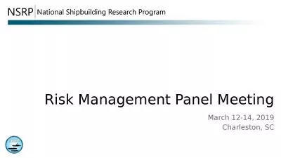 Risk Management Panel Meeting