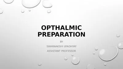 OPTHALMIC PREPARATION By