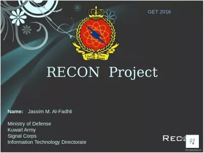 RECON  Project Name :	 Jassim