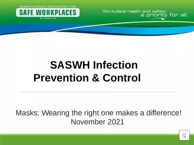 SASWH  Infection 	Prevention & Control
