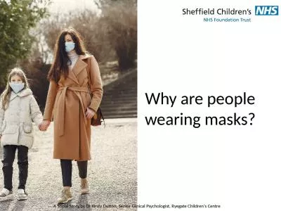 Why are people wearing masks?