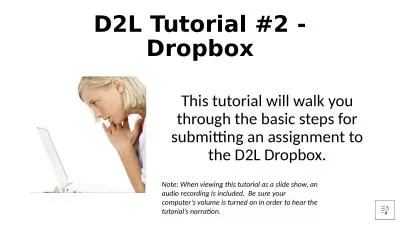 D2L Tutorial #2 - Dropbox