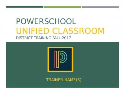PowerSchool Unified Classroom