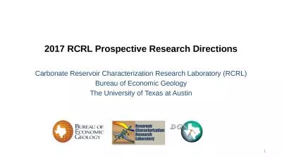 2017 RCRL Prospective Research Directions