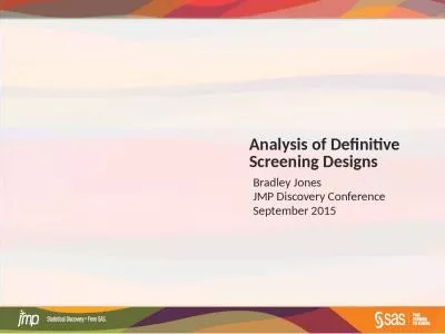 Analysis of Definitive Screening Designs