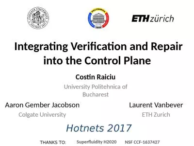 Integrating Verification and Repair into the Control Plane
