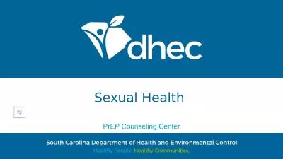Sexual Health  PrEP Counseling Center