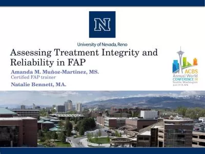Assessing  Treatment Integrity