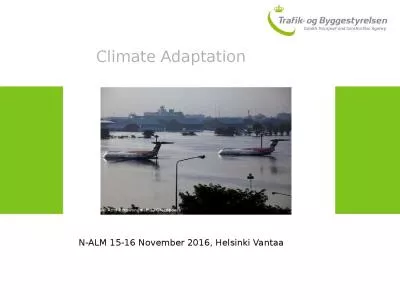 Climate  Adaptation N-ALM 15-16 November 2016,