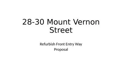 28-30 Mount Vernon Street