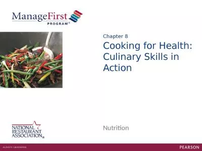 Cooking for Health: Culinary Skills in Action