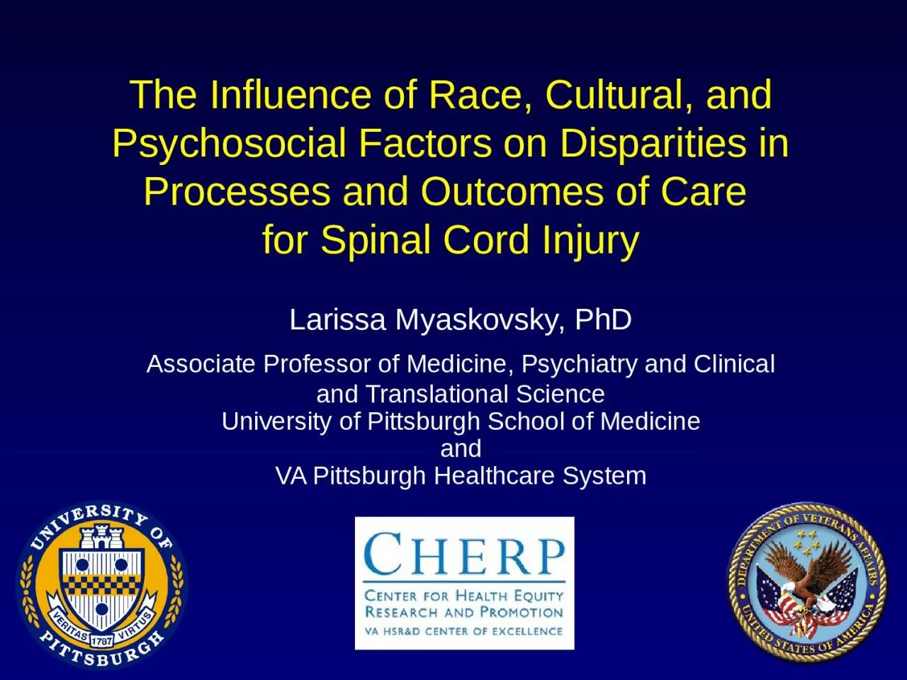 The Influence of Race, Cultural, and Psychosocial Factors on Disparities in Processes