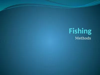 Fishing Methods Objective