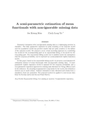 1INTRODUCTIONMissingdataisfrequentlyencounteredinmanyareasofstatistics