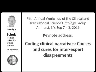 Fifth Annual Workshop of the Clinical and Translational Science Ontology Group