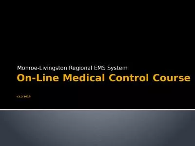 On-Line Medical Control Course