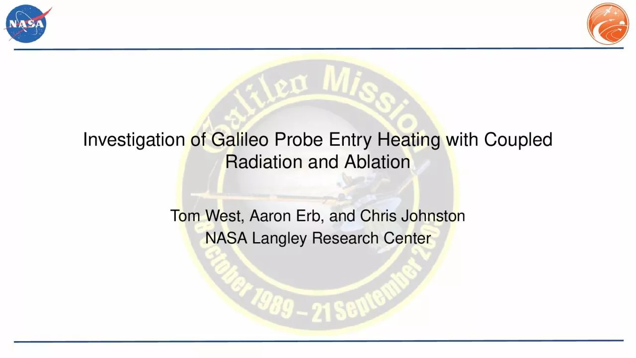 Investigation of Galileo Probe Entry Heating with Coupled Radiation and Ablation