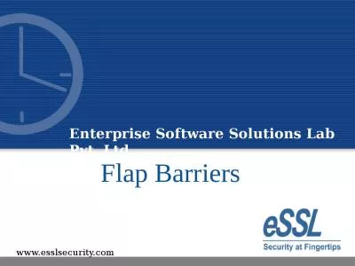 Flap Barriers Enterprise Software Solutions Lab Pvt. Ltd