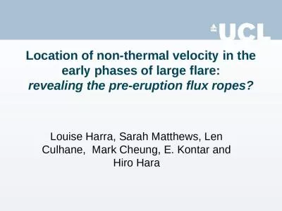 Location of non-thermal velocity in the early phases of large flare: