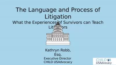The Language and Process of Litigation