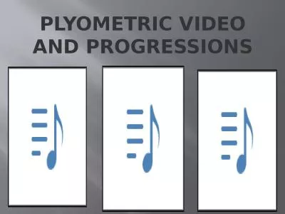 Plyometric Video and progressions