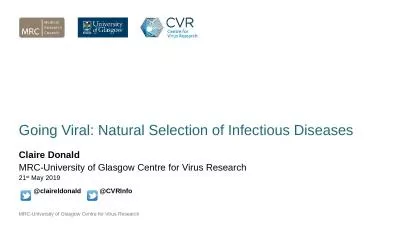Going Viral: Natural Selection of Infectious Diseases