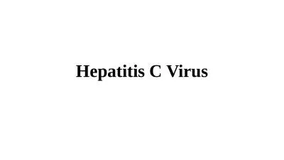Hepatitis C Virus HCV Family