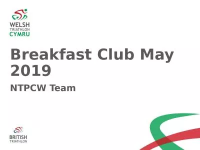 Breakfast Club May 2019 NTPCW Team