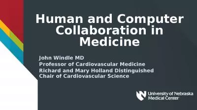 Human and Computer Collaboration in Medicine