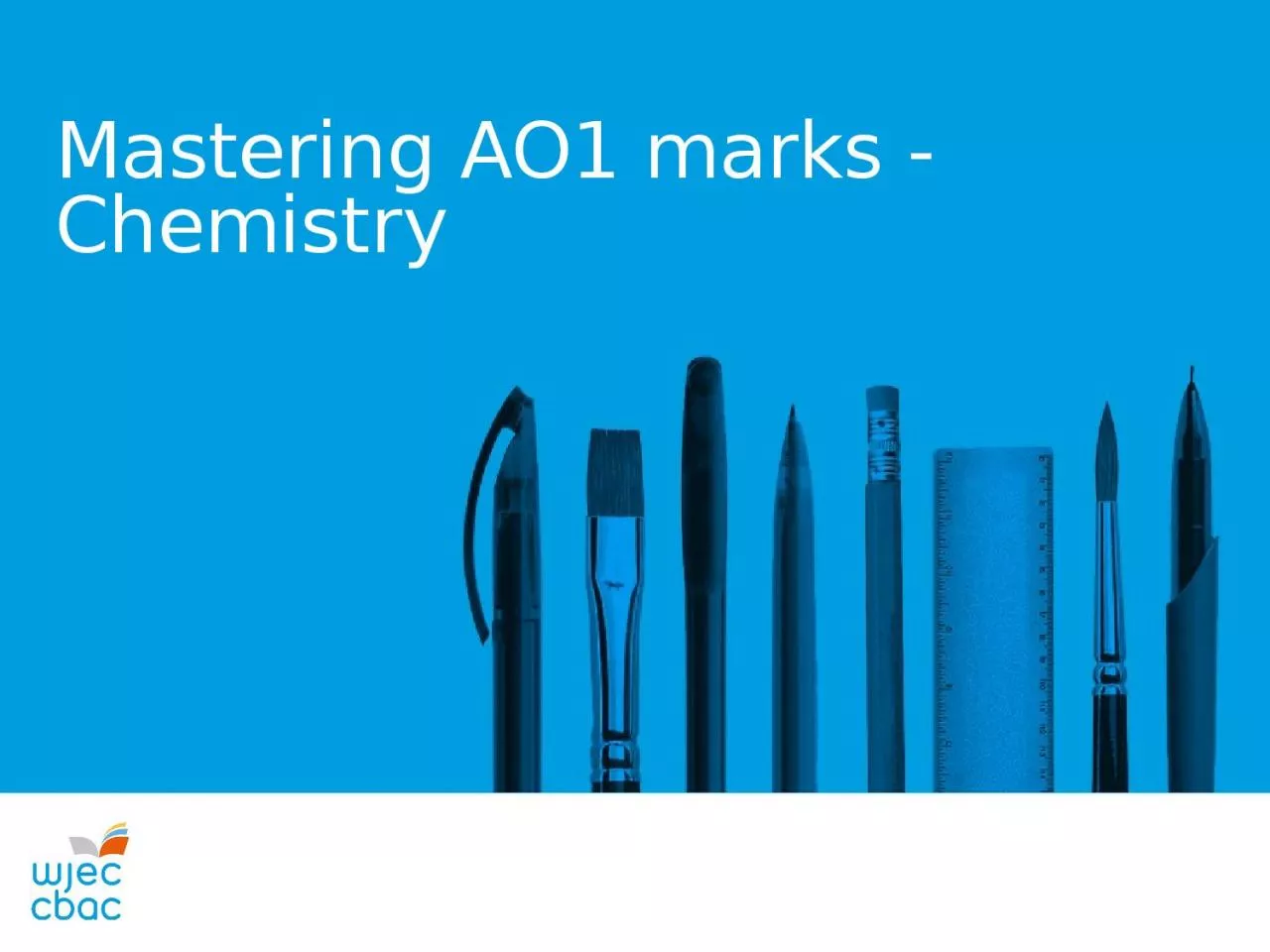Mastering AO1 marks - Chemistry
